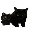 10cm Cute Black Cat Plush Toy Doll Small Pendant Pillow Soft Black Cat Plush Toy Doll Boy and Girl Birthday Gifts