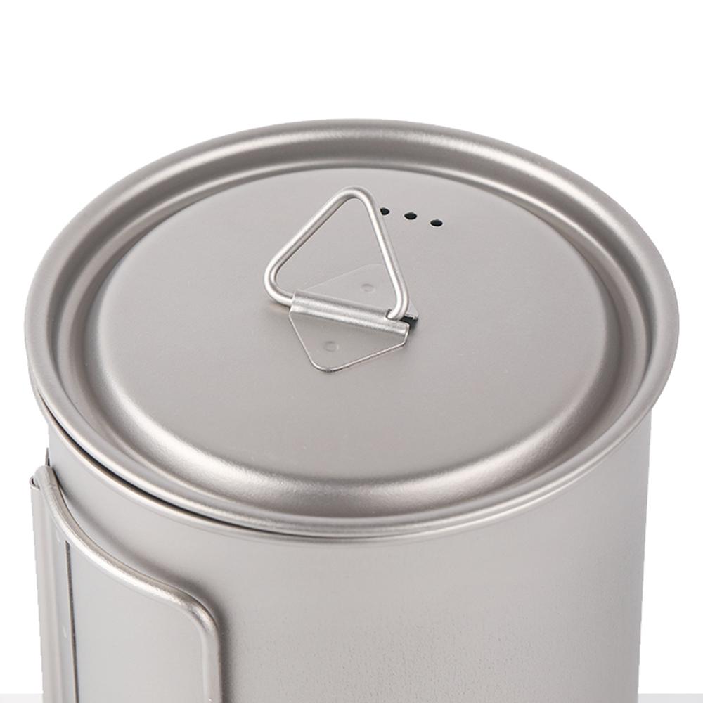 TOMSHOO Титановая чашка для воды 750 мл Сверхлегкая портативная кофейная кружка Чайная чашка с крышкой и складная