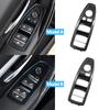 Car Interior Door Carbon Fiber Window Lift Switch Button Panel Trim Cover Replace For BMW 1 3 Series F20 F30 F31 F34