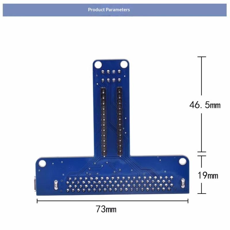 Плата разработки Microbit T-типа Плата расширения GPIO Адаптер для макетной платы Python