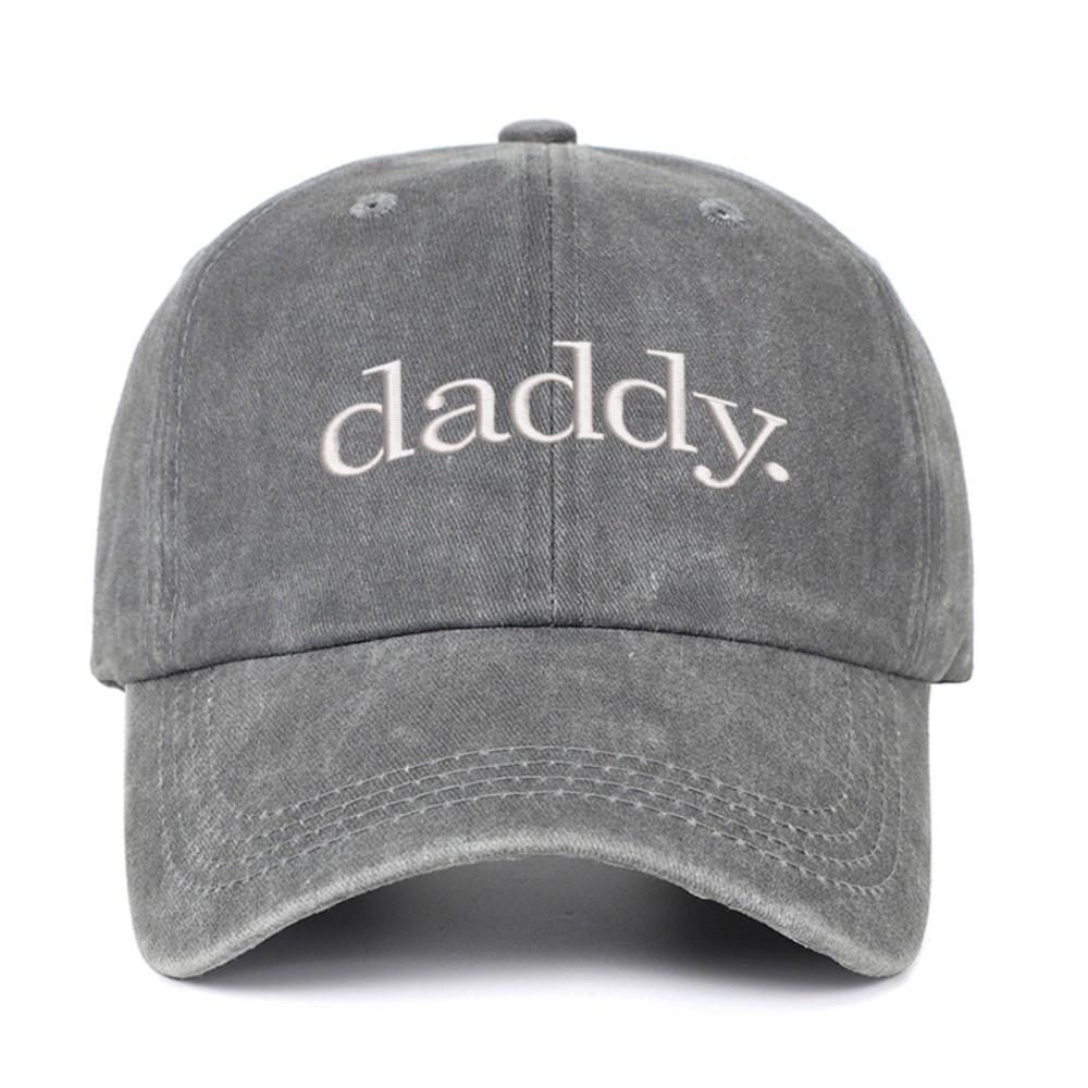 Adjustable daddy. Embroidery Caps Vintage Baseball Cap Fashion Sport Visors Cap Father's Gift