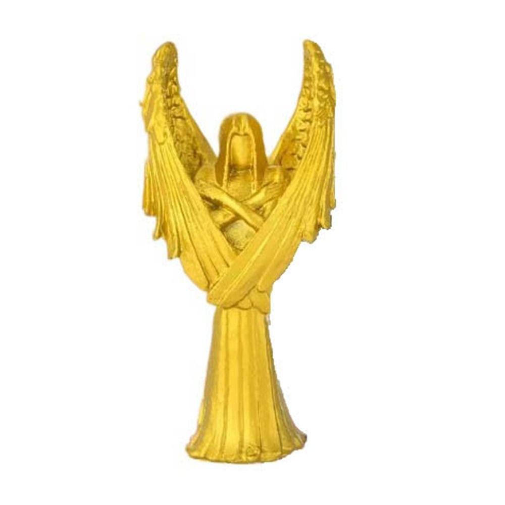 Абстрактное искусство Скульптура Темного Ангела Ручная работа Орнамент Креативная Статуэтка Ангелов на Хэллоуин Настольная