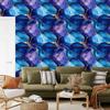 Wallpaper Ink blue, navy blue, azure and purple 50x1000