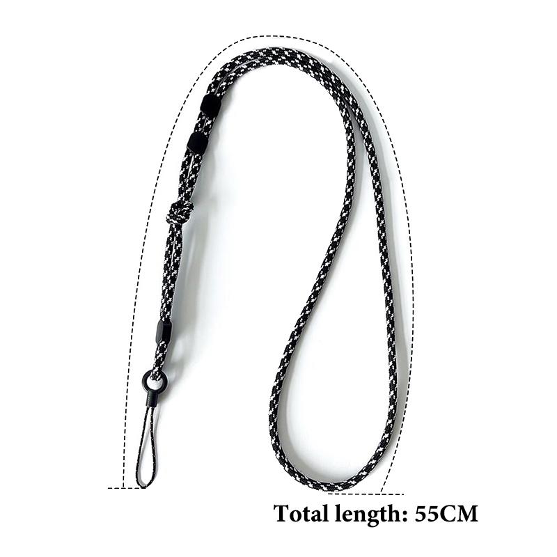 2 шт. Съемный ремешок на запястье Шнурок на шею 2 в 1 Crossbody Ремешок-ожерелье Веревка для подвешивания чехла телефона Наружный противоугонный ремешок для телефона