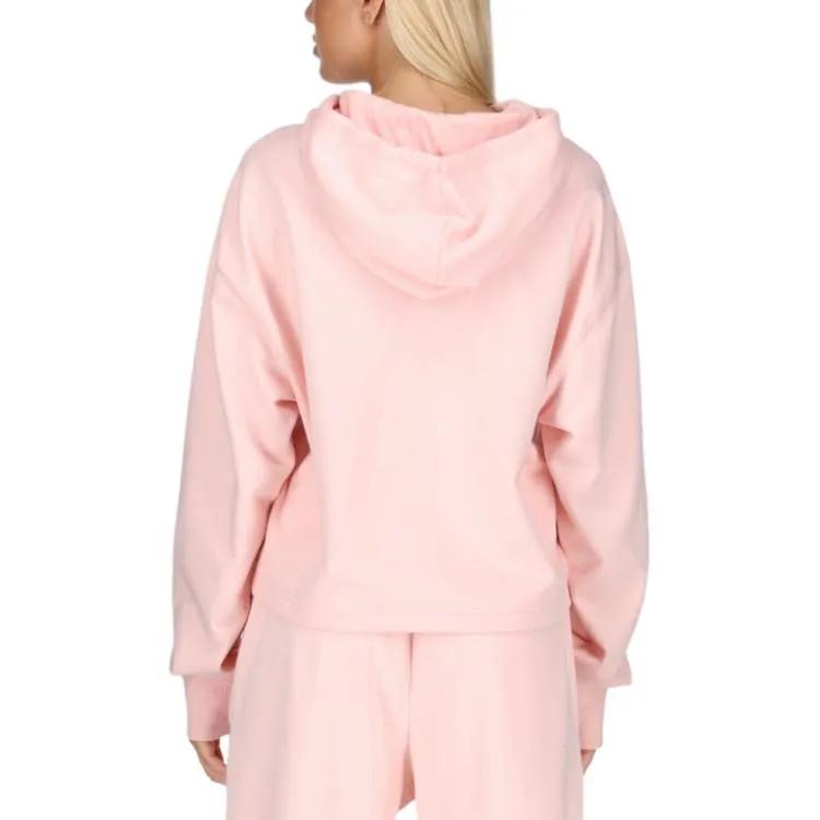 New Balance Sweatshirts Unisex Pink Hooded Non Detachable Moderate Other (Unisex) Sweatshirts UT21502 PIE