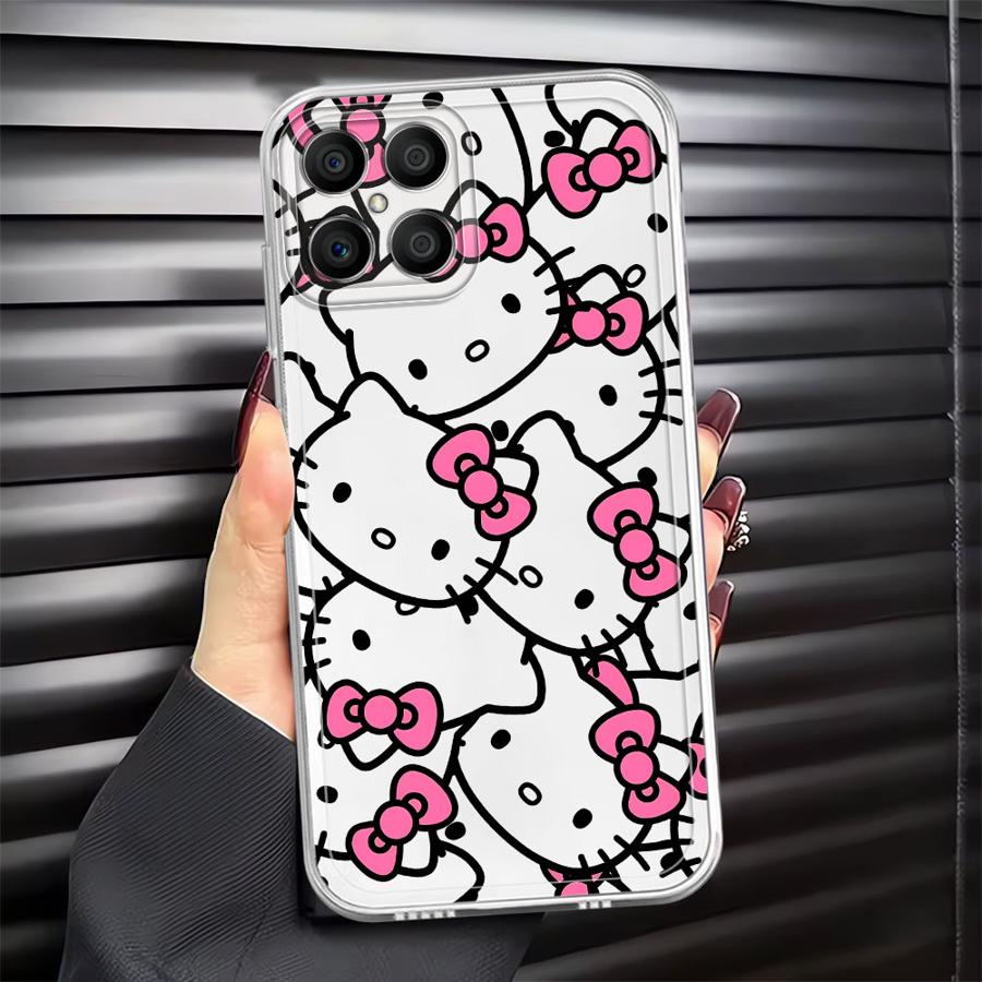 Мягкий чехол для телефона для Honor X7b X8a X9a 90 Lite X9b X8 X8b Sanrio Hello Kitty