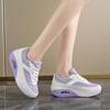 Женские кроссовки для спорта с увеличением роста, повседневные, красные, для подростков, школьные, фиолетовые, теннисные, на толстой подошве, платформа, ортопедическая обувь, большой размер