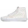 Sk8-Hi Tapered Crystal Sidestripe Checkerboard Unisex Sneakers Cream White VN0A7Q62C13