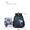QiFeng™ Gaming Gamepad Lightweight Kids Backpack 20L Green School Bookbag Durable Shoulder Bag