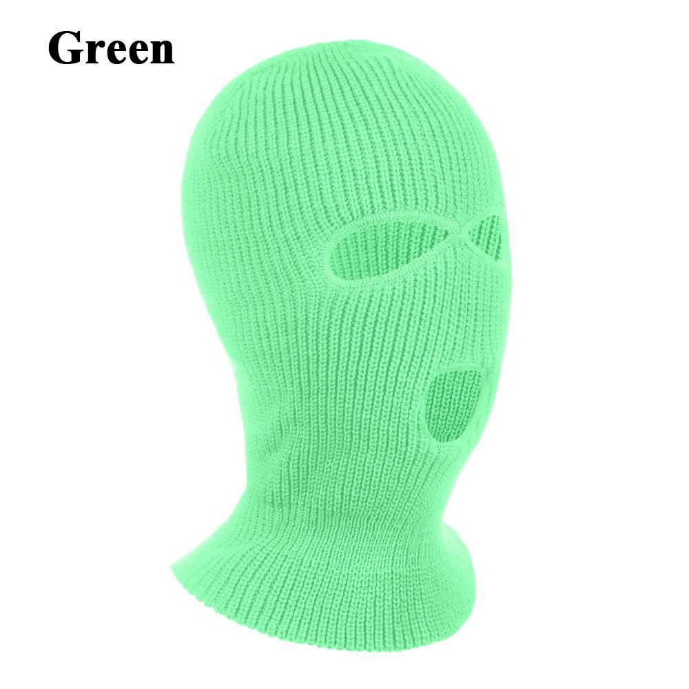 Лицо Шапка Вязаная Теплая Балаклава Теплая Дышащая Маска Для Лица Защита Шеи Зимняя Шапка