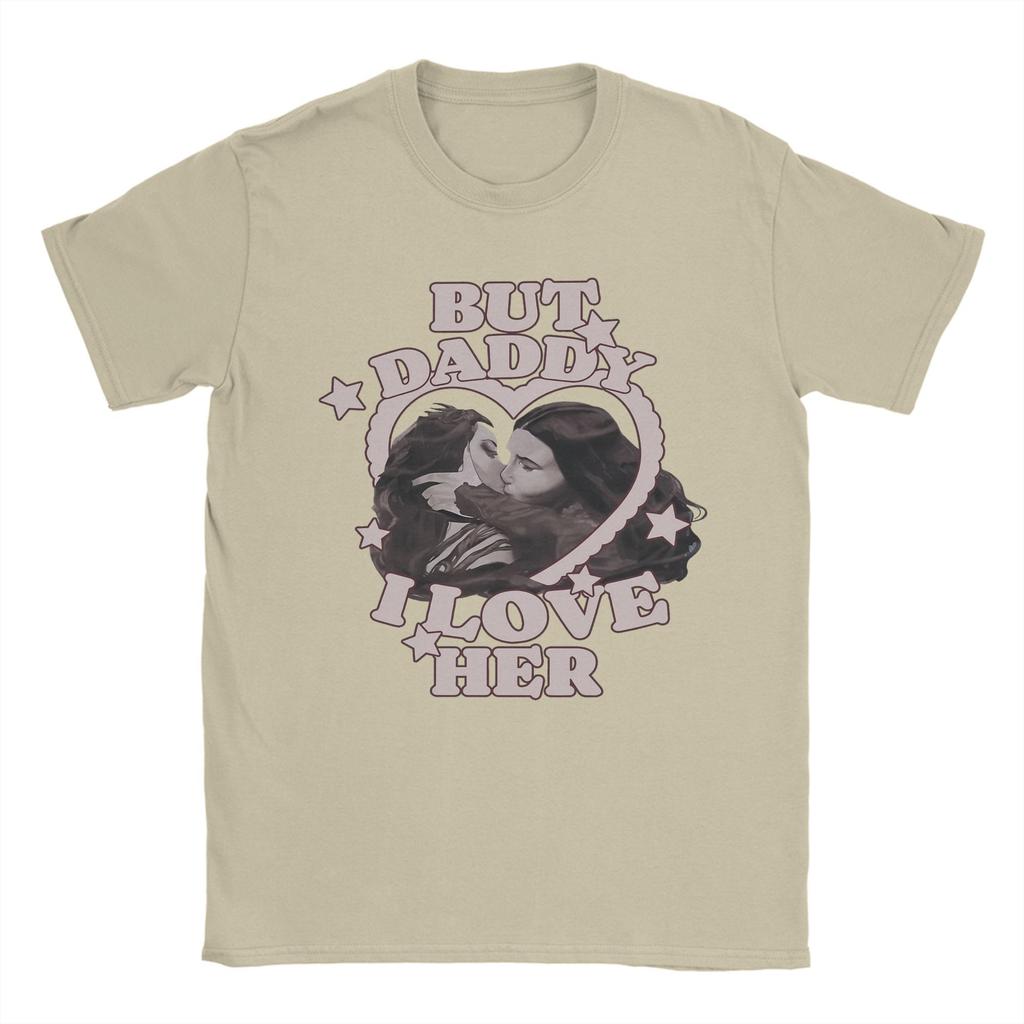 But Daddy I Love Her Aubrey Plaza Green Witch T Shirt Unisex 100 Cotton Novelty TShirt O Neck Tee Shirt Short Sleeve Clothing
