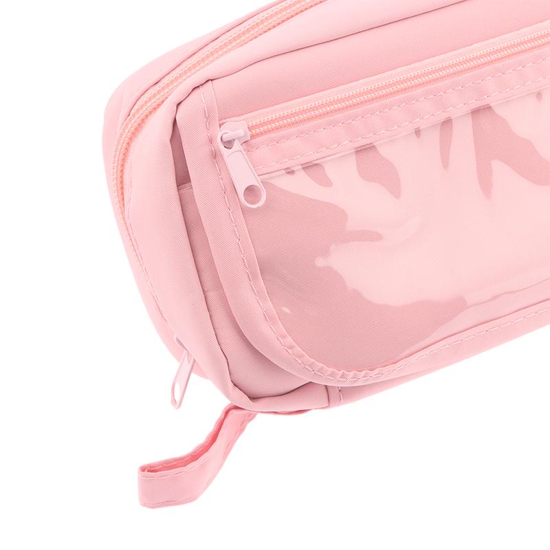 Многослойная портативная большая вместительная сумка для карандашей прозрачная эстетичная сумка для карандашей на молнии канцелярские принадлежности для школьников подарки