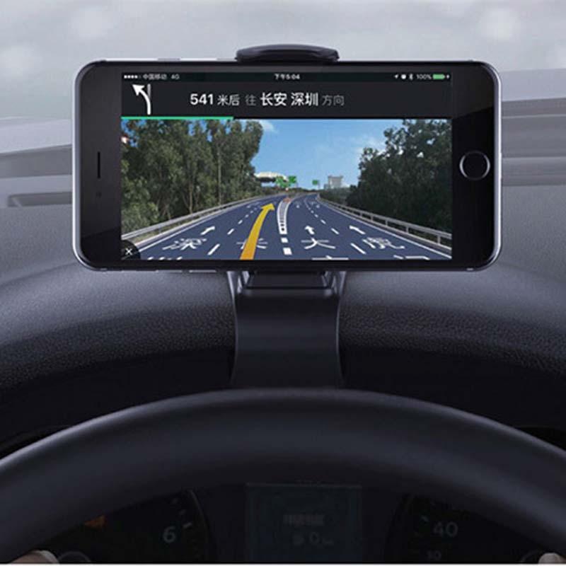 Автомобильный держатель для телефона 6,5-дюймовый GPS-навигатор, держатель для телефона на приборной панели в автомобиле для универсального зажима для мобильного телефона, кронштейн для подставки