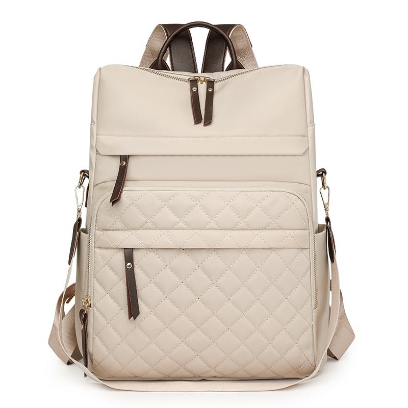 Ромбовидная вышивка рюкзак женский рюкзак большой емкости водоотталкивающий дорожный рюкзак