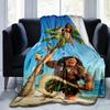 1pc, Moana's Adventure: Tropical Palm Tree Blanket Perfect for Home Decor, Couch Cover, Outdoor Blankets, Gifts, Throw
