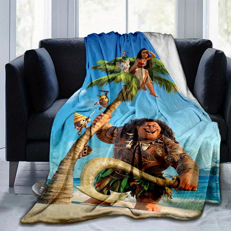 1pc, Moana's Adventure: Tropical Palm Tree Blanket Perfect for Home Decor, Couch Cover, Outdoor Blankets, Gifts, Throw