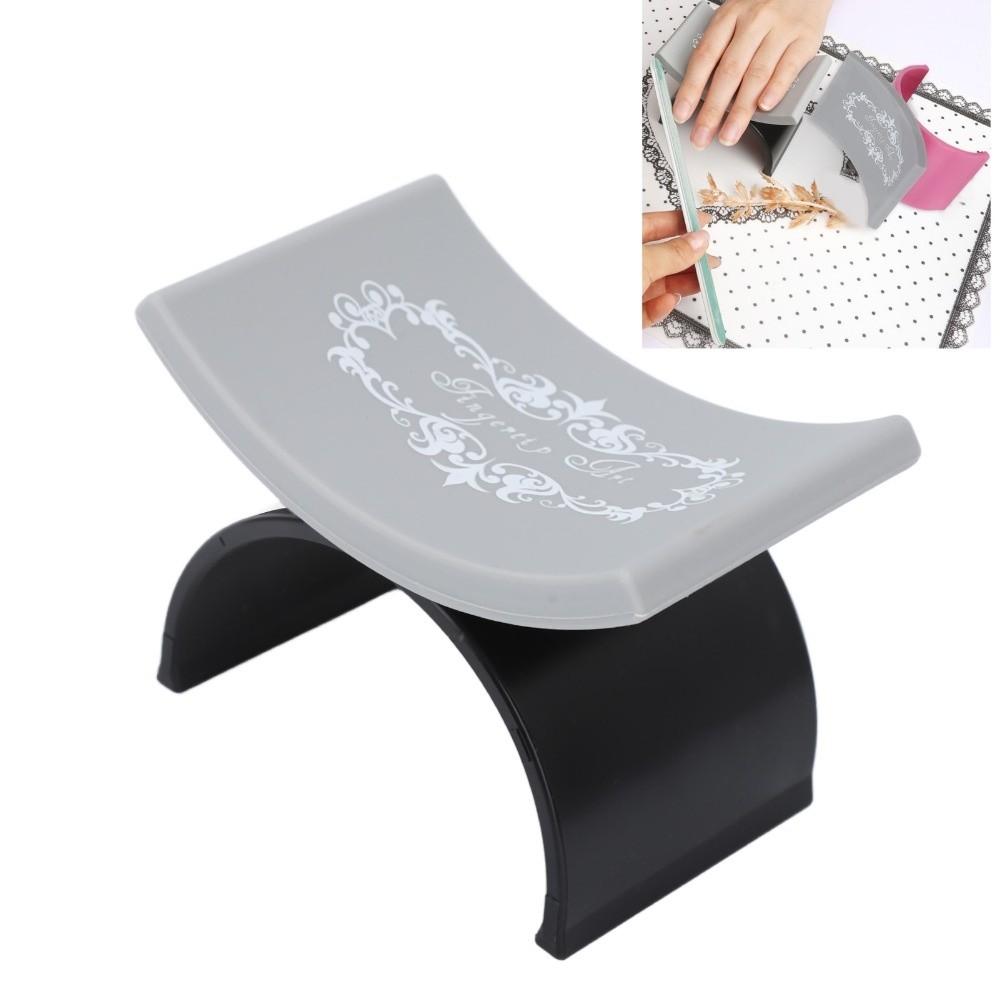 Pink or Black U Shaped Hand Pillow Soft Silicone Nail Art Rest Nail Art Accessories