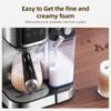 Electric Coffee Machine with Automatic Milk Frothing System 1350W 20Bar Mini Coffee Maker with