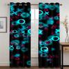 Забавная игра киберспорт крутой дизайн мальчики мужчины светофильтрующие шторы оконные шторы для гостиной спальни 2 шт декор