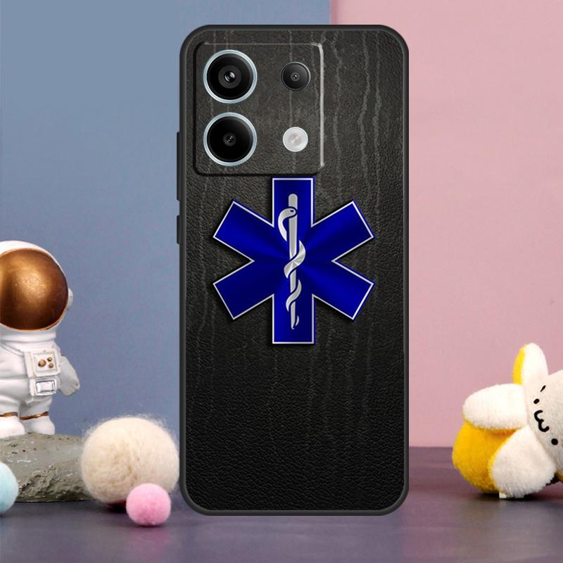 EMT EMS Medical Rescue Case For Xiaomi Redmi Note 13 9 10 11 12 14 15 Pro Plus Redmi 15 15C 14C 10C 12C 13C Cover