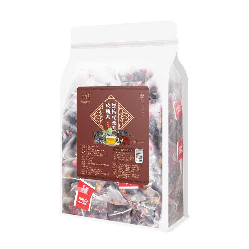 Черный чай из ягод дерезы и шелковицы - богат витаминами