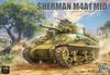 Модель американского среднего танка M4A1 Sherman, пластиковая модель, комплект для сборки BT047 1/35, промежуточный этап (танк)