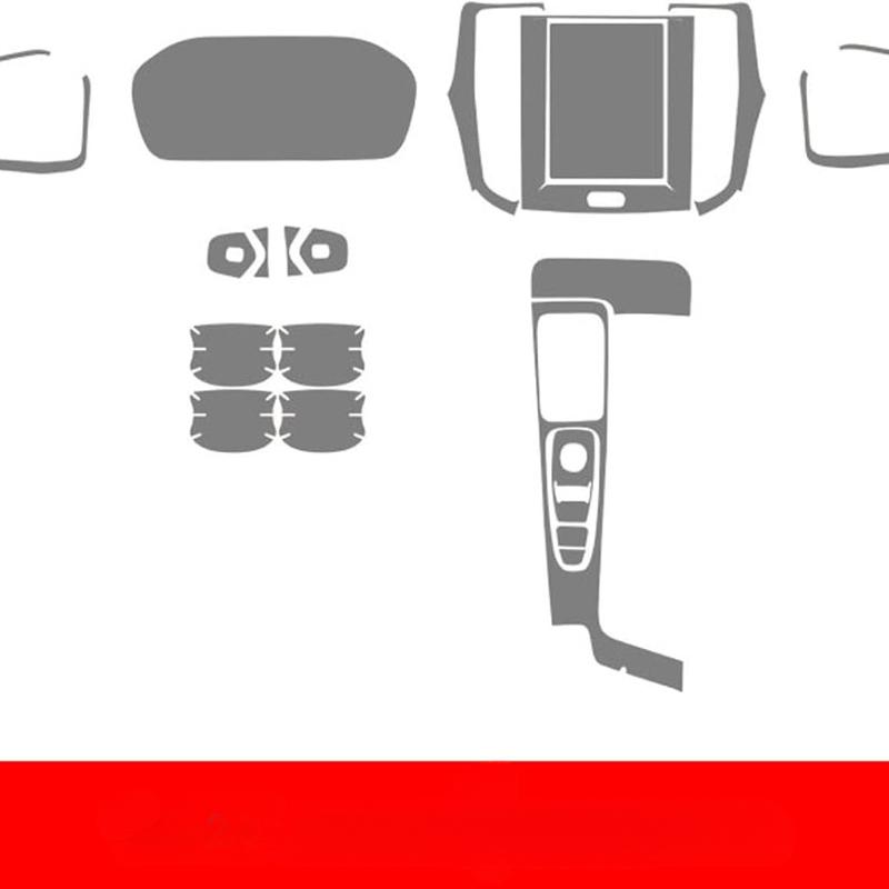 Для Volvo S60 - Аксессуары интерьер Тонкая прозрачная TPU пленка Защитная пленка Антицарапающая наклейка