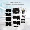 Mini Funny Toy Unique Gifts Useless Box DIY Parts Kit Automatic Box Leave Me Alone Black