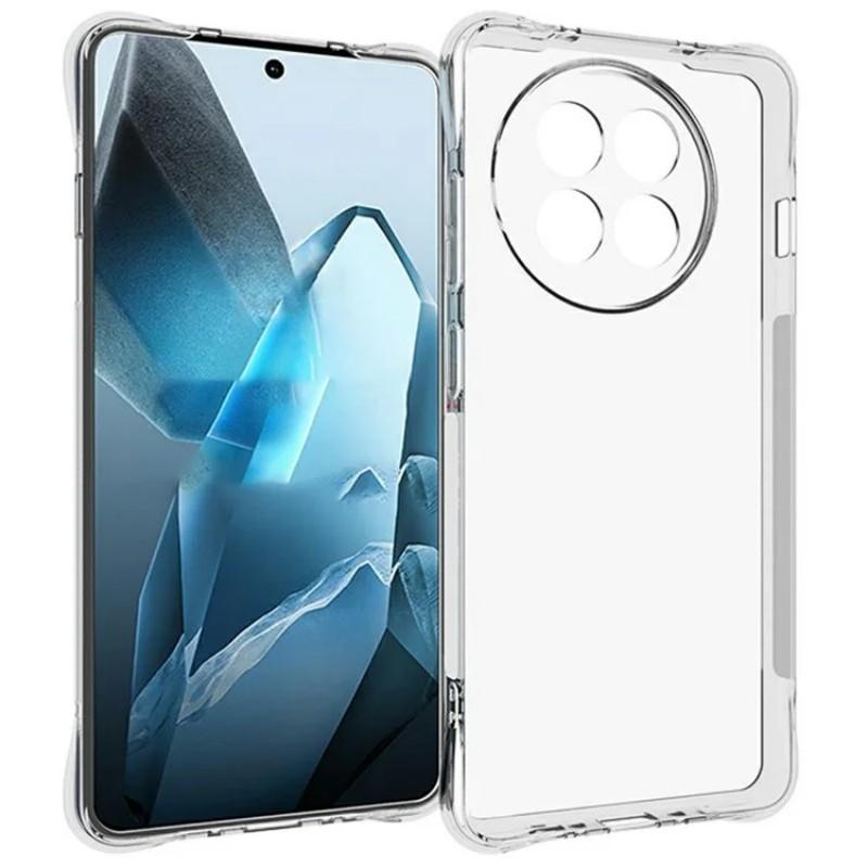 Для OnePlus Ace 5 Pro 5G/OnePlus Ace 5 5G Прозрачный ТПУ чехол WANLONFENG Серия ТМ 2.0мм Задняя крышка для телефона