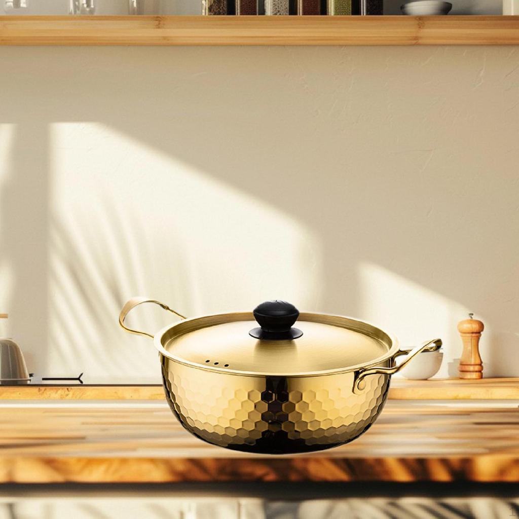 Stainless Steel Ramen Pot for Outdoor Cooking