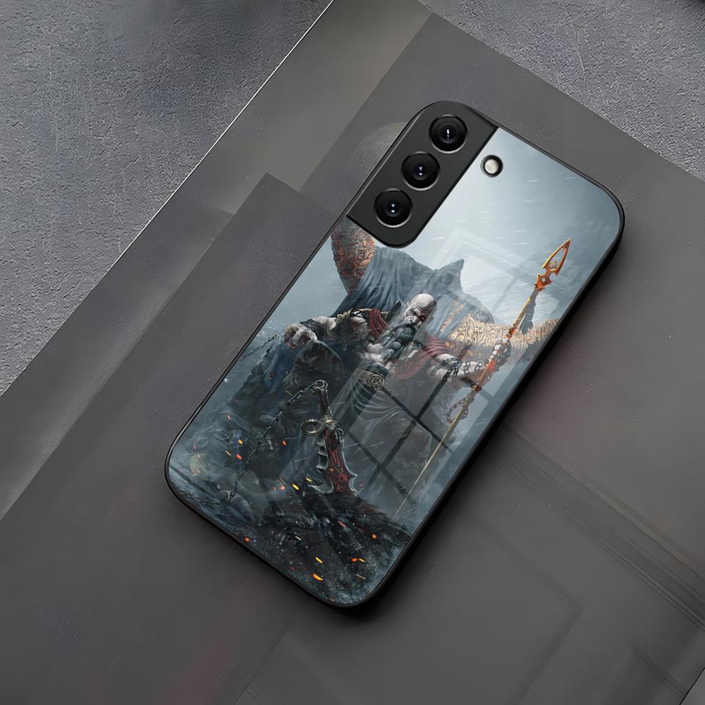 Чехол для телефона God Of War Ragnarok Стекло Для Samsung Galaxy S23 S24 S21 S25 S22 S20 Ultra Fe Plus A55 A15 A14 Coque