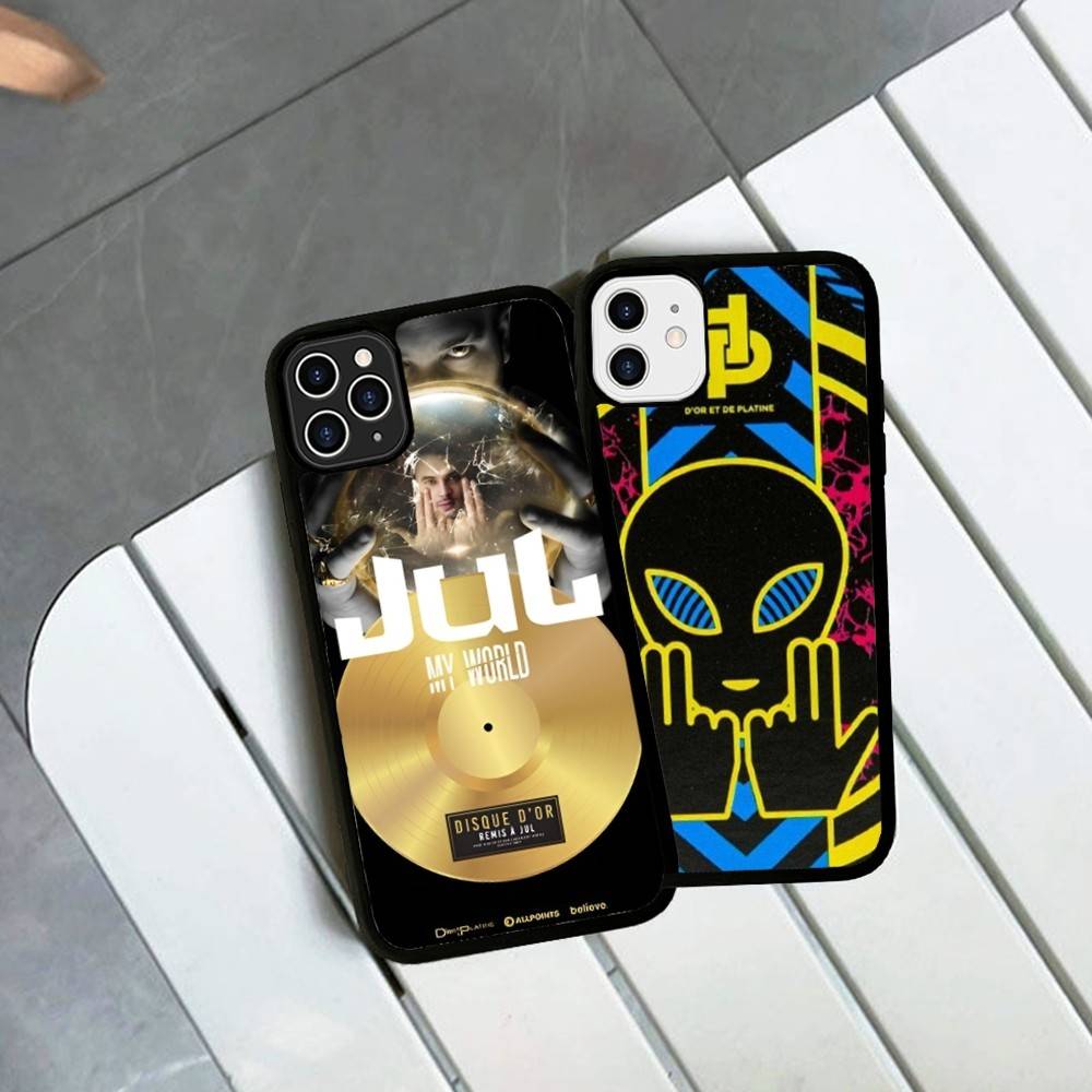 Чехол для телефона рэпера JuL C'est Pas Des Lol для iPhone 16 Pro Max 15 14 Plus 14 13 12 11 17 PC+TPU Задняя крышка
