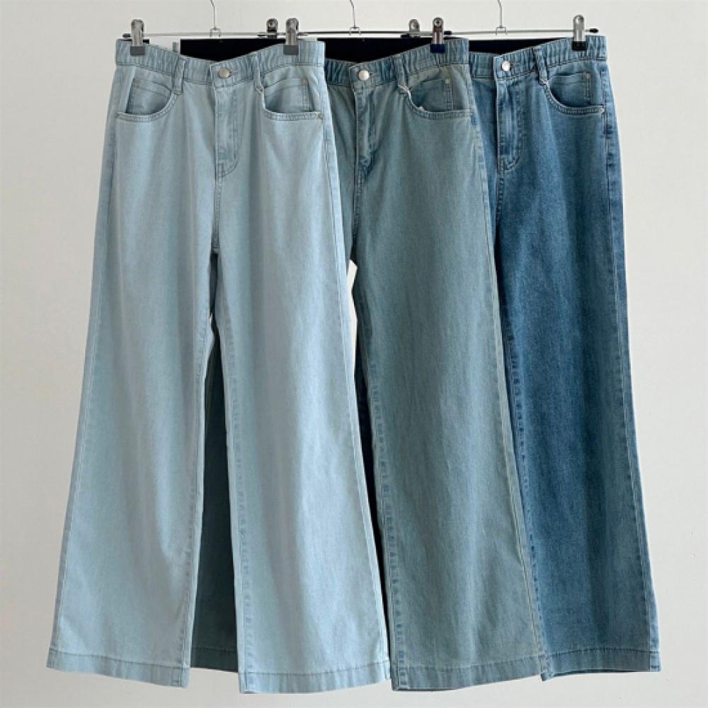 New ArrivalS Open Run Women S Summer Span Semi Wide Hidden Banding jeanS