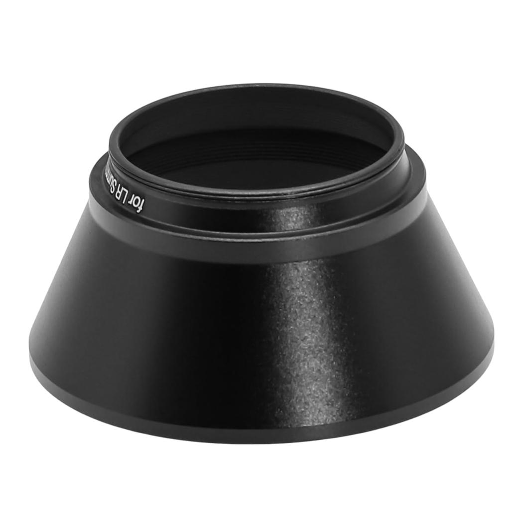 Toileum 39mm Metal Lens Hood 39mm Lens Shade Leica Summitar Compatible Screw-in (Target Lens 50/2 Lens) (Black)
