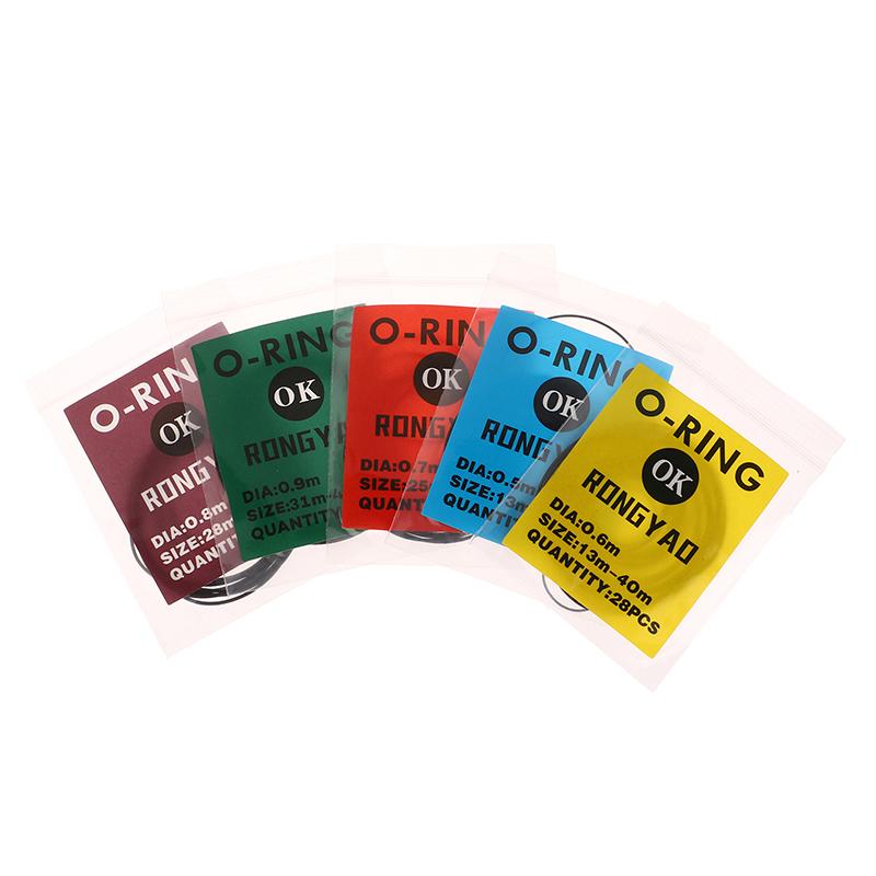 1Pack 0.5/0.6/0.7/0.8/0.9Mm Watch O-Ring Waterproof Rubber Watch Back Cover Gaskets O Ring Repair Watchmaker Tools Accessories