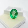 Natural Green Emerald Loose Gemstone Oval Cut 19.20 ct for Jewelry Making and Gem Collections