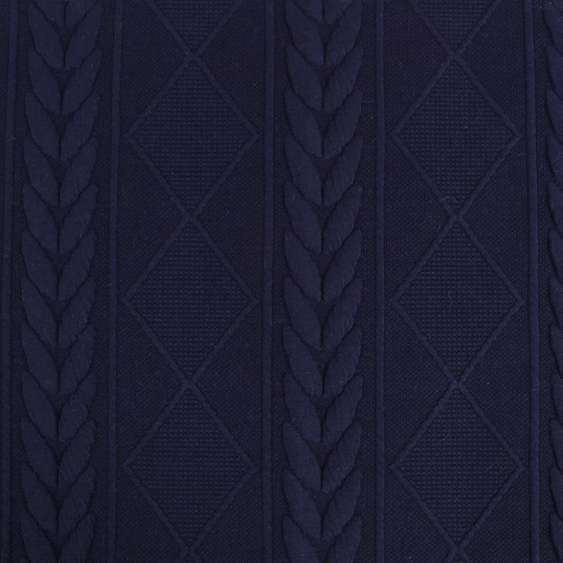 Square Grid Air Layer Jacket: Wire-Padded Polyester-Ammonia Fabric for Casual Home Wear.