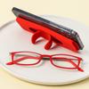Ultralight Portable Reading Glasses Men Women Ultra -Thin Full Frame Anti Blue Presbyopia Glasses Can Be Attach To Phone Case