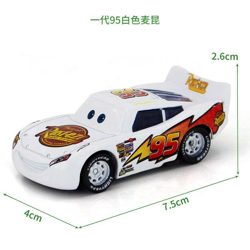 Cars Pixar Cars Toy Lightning McQueen Jackson Storm Mater Sally Sheriff 1:55 Diecast Model Car Collection Toy Birthday Gift
