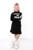 Girls' Dress – Demi-Season Casual Dress with «Convey a Smile» Print, Any season 6491-104-33 HC
