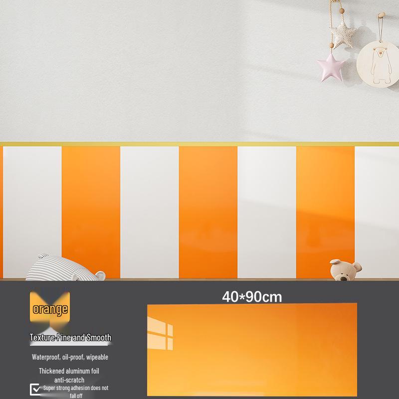 Self-Adhesive Waterproof Tile Wall Sticker: Moisture-Proof, Anti-Collision Protection for Kindergarten Walls