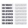 B160 B180 B200 B220 B250 B260 B280 буквенный логотип автомобильная наклейка для mercedes benz B-класса рестайлинг задняя крышка багажника шильдик
