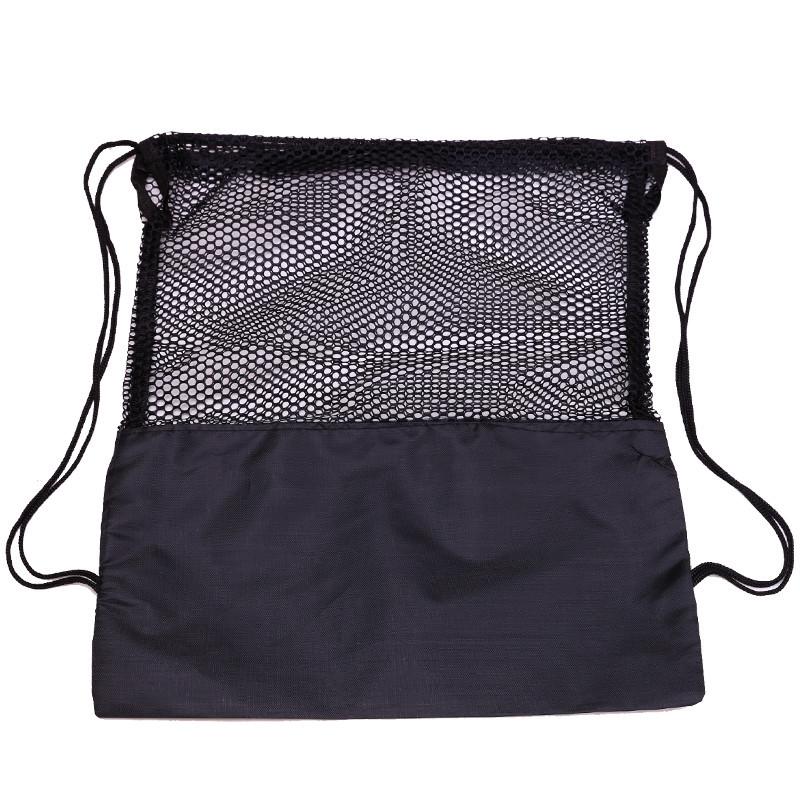 Basketball/Foootball Mesh Bag - Easy-Carry Drawstring with Single/Double Shoulder Straps