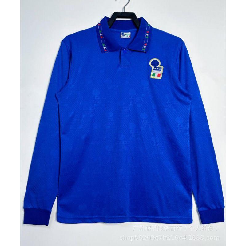 Vintage Long Sleeve Football Jersey Retro National Team Shirt 06 England Argentina Portugal Italy Brazil Sports Top