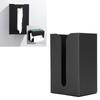 Black Tissue Box Holder Stand Wall Mount Napkin Organizer For Kitchen Bathroom Toilet