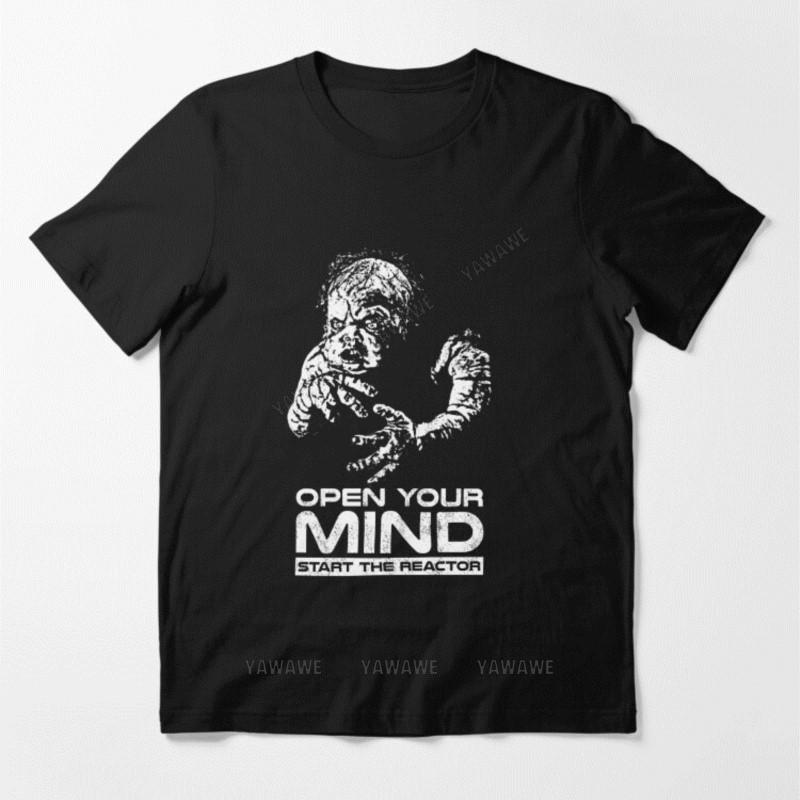 Unisexs Brand Fashion Tshirt Summer T Shirts For Unisex Open Your Mind Essential T Shirt Male Oneck Short Sleeve Casual Tops