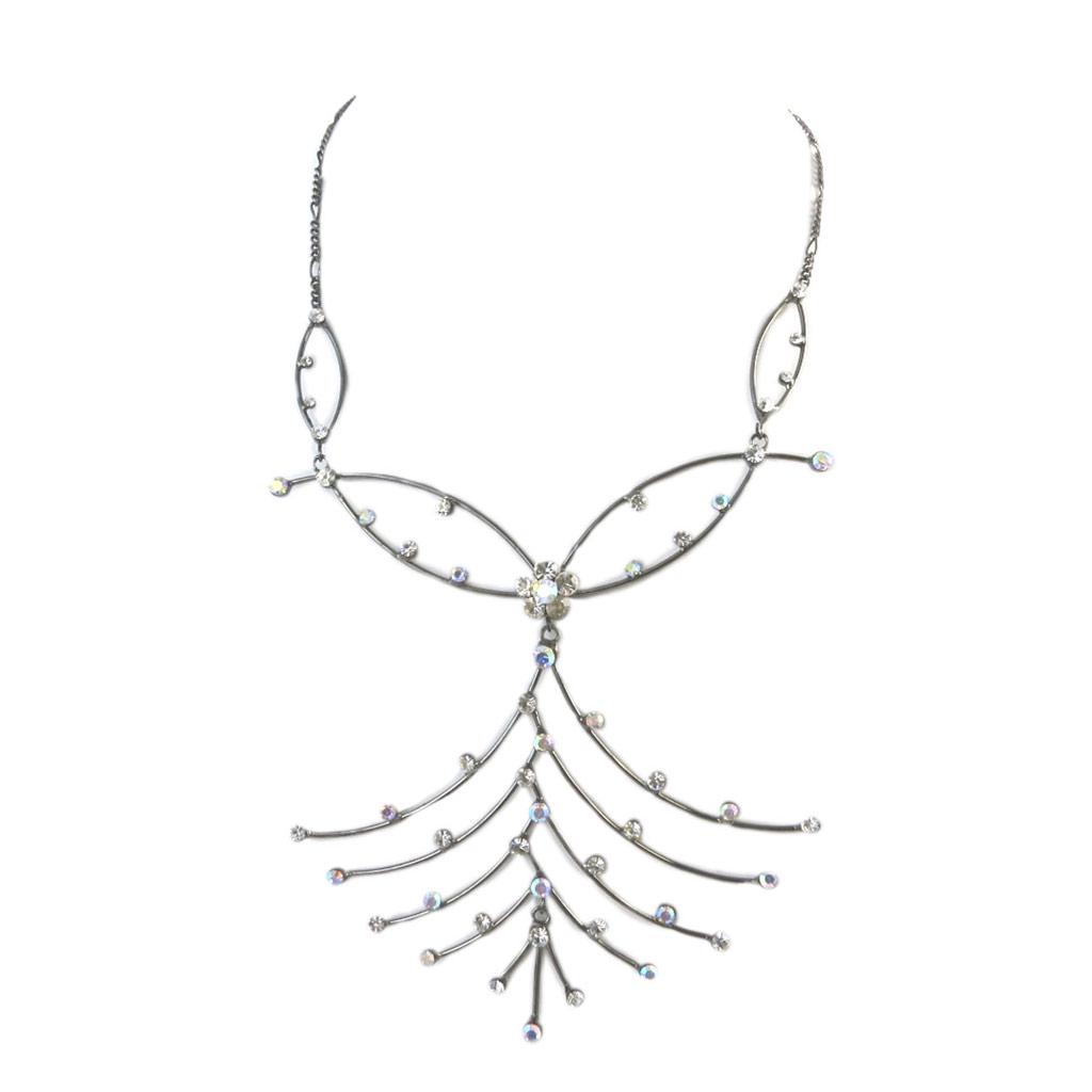 Les Trésors De Lily [D9991] — Белое дизайнерское колье «Розовое»