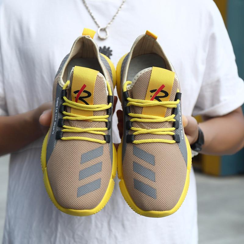 Мужская обувь весна и осень модная обувь 2025 новые универсальные мужские кроссовки для ходьбы повседневные спортивные дышащие одинарные туфли