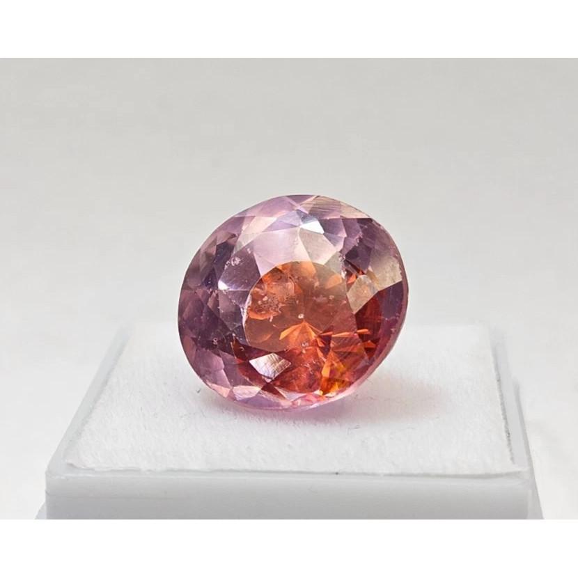 Beautiful Bi-Color Pitambari Sapphire 17-18 Ct Round Cut Certified Gemstone
