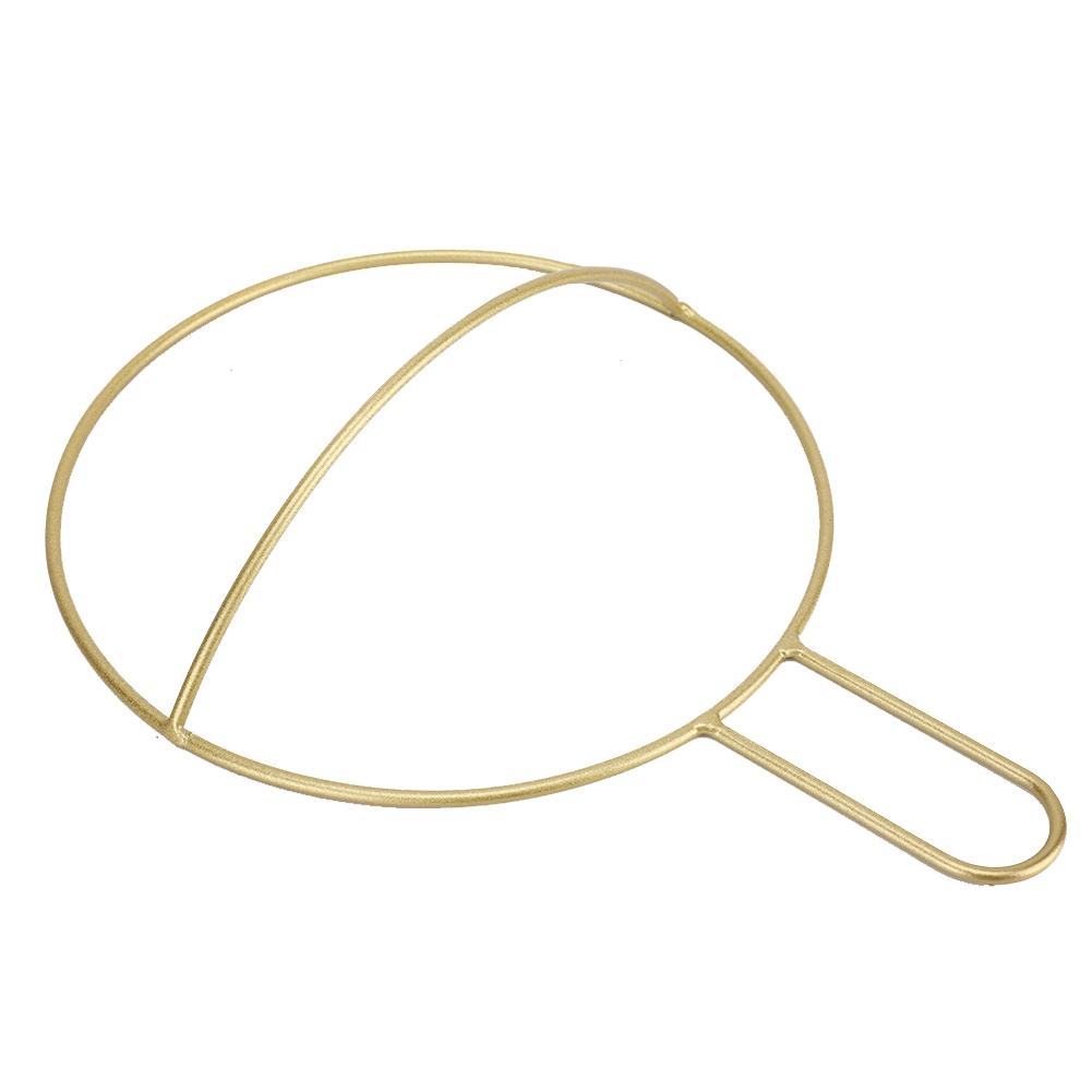 Настенная вешалка для полотенец, держатель для полок, органайзер для ванной комнаты дома (Золото)